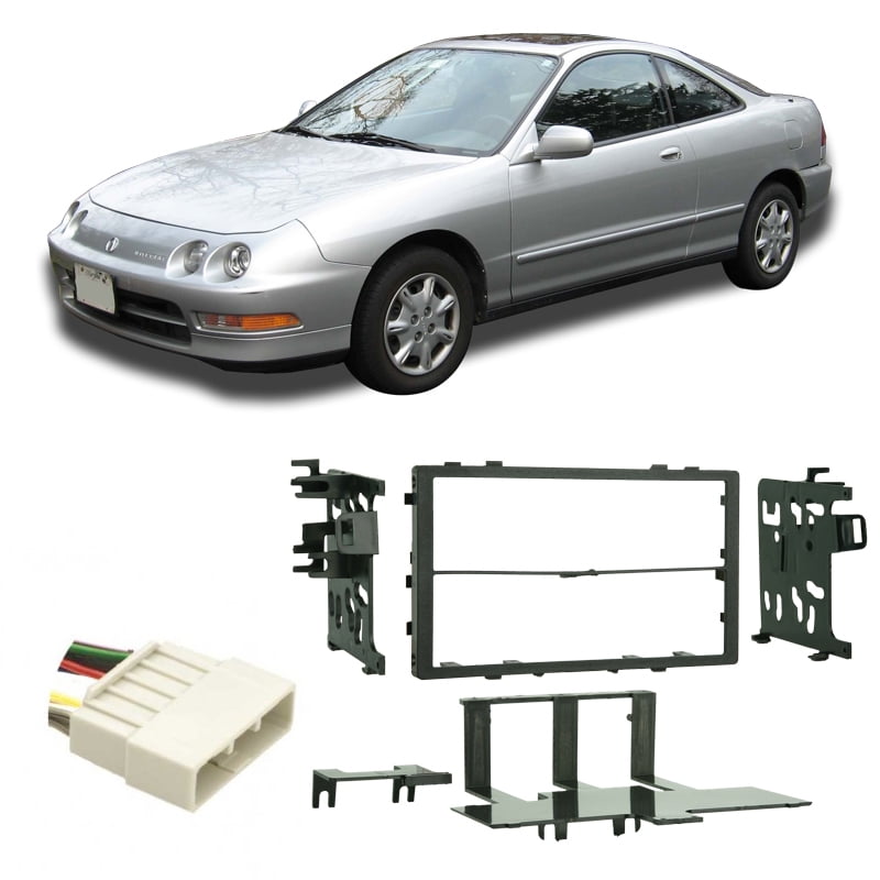 Fits Acura Integra 1990 2001 Double Din Stereo Harness Radio Install Dash Kit Walmart Com Walmart Com
