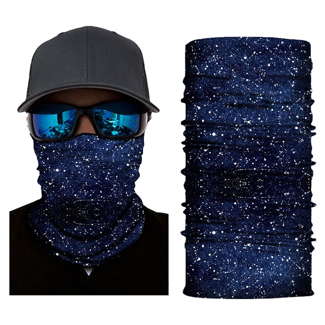 Versatile Patterned Multifunctional Neck Gaiter For Cycling Skiing Outdoor Sports Seamless Tube Scarf Bandana