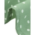 thumbnail image 5 of DARING DIVA Women's Polka Dots Peter Pan Collar Puff Sleeve Shirt L Light Green, 5 of 6