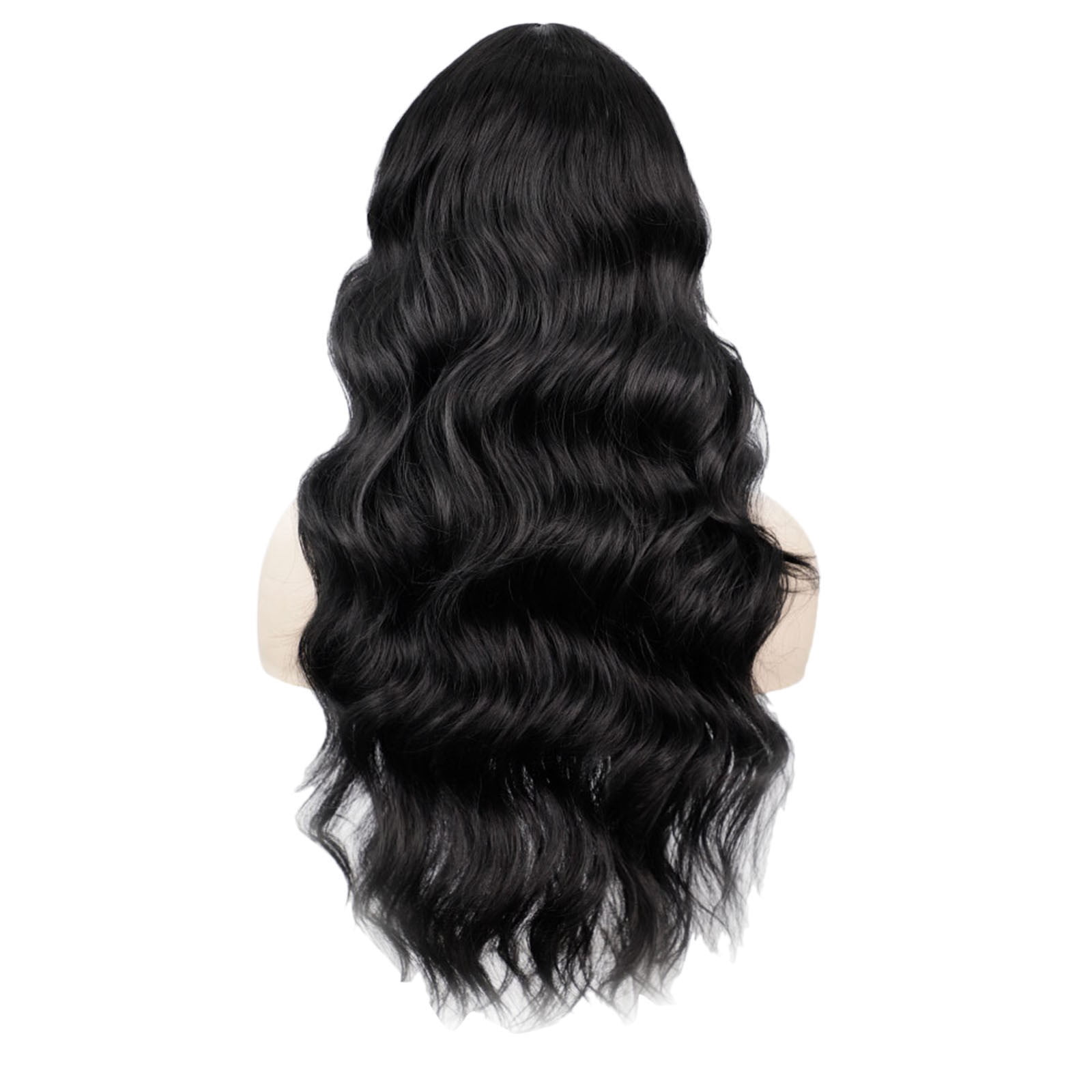Small Body Lace Front Wig Human Hair Blend With High Temperature Fiber For Women Natural Looking Hairpiece