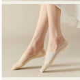 thumbnail image 4 of Aueoeo Womens No Show Thin Socks Cotton Low Cut Sheer Liner Non Slip hidden Socks for Flats Sneakers 1 pack, 4 of 5