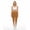 19105019698950729958, variant on Copper Color Women's Brushed Suede Poly Span Casual Capri Leggings XS-2XL