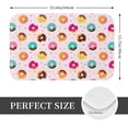 thumbnail image 2 of Sikiie Donut Print Flannel Anti-slip Floor Mat 16x24in, Thickened Dustproof Entrance Door Mat Floor Mat for Kitchen, Bathroom, Laundry Room, 2 of 7