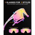 thumbnail image 4 of Gafas de sol deportivas X-TIGER Gafas de ciclismo polarizadas, 4 of 6