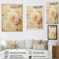thumbnail image 4 of Designart "Muted Colors Adorning A Minimalist Painting Of Mums II" Mums Wall Art Prints, 4 of 7