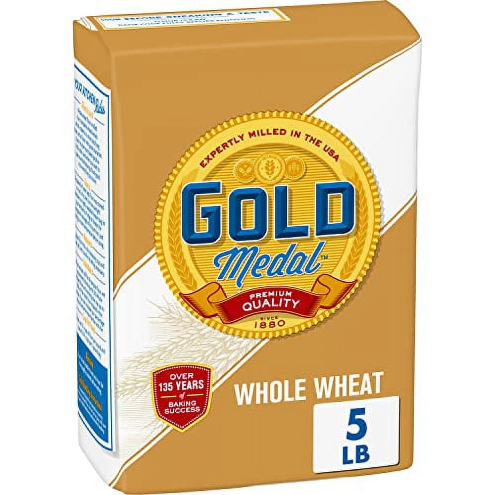 Gold Medal All Natural Whole Wheat Flour, 5 Lb