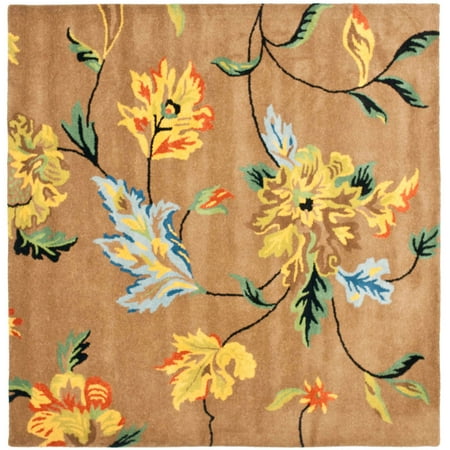 Safavieh Soho Colin Wool Square Area Rug, Brown/Multi-Color