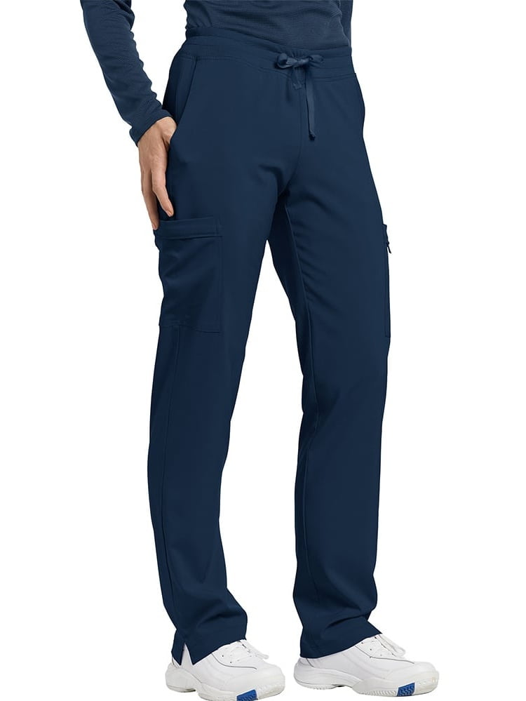 Fit by White Cross Women's Drawstring Cargo Scrub Pant