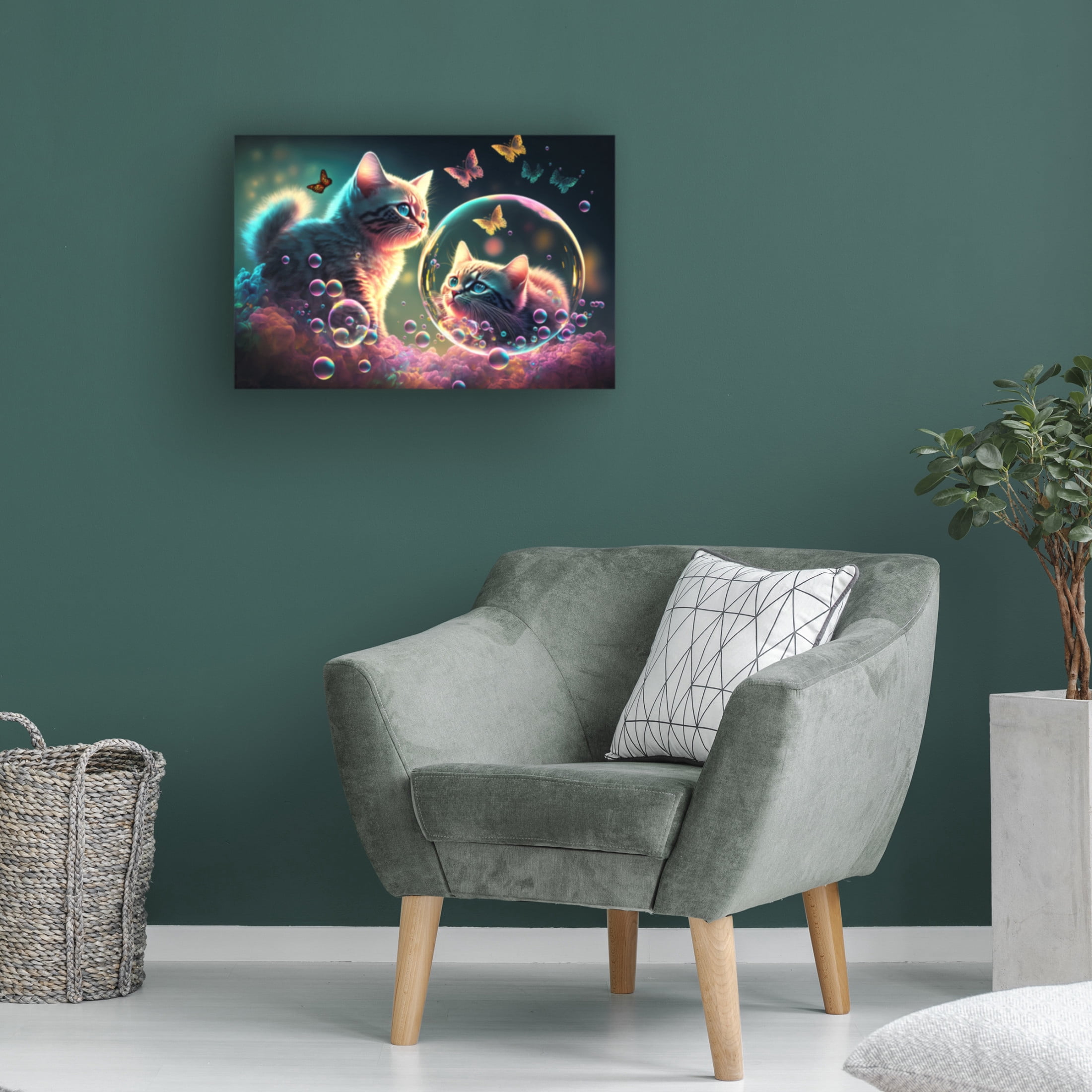 Canvas Wall Art - Ray Heere 'Mystical Morning 12' Wall Art for Living Room, Bedroom, or Office Décor by Trademark Fine Art - 47 x 30 Inches