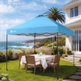 thumbnail image 5 of CROWN SHADES 10x10 Pop Up Canopy Patented Center Lock One Push Instant Outdoor Canopy Tent Sky Blue, 5 of 10
