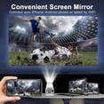 thumbnail image 3 of 5G 4K projector smart HD LED WiFi Bluetooth HDMI. USB Android home theater - WELLNGS 0 0, 3 of 5