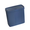 thumbnail image 4 of DOLITY Slim Narrow Bathroom Trash Can Rectangular for Toilet Multipurpose Waste Bin Blue, 4 of 9