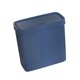 thumbnail image 4 of Papelera rectangular estrecha y delgada para baño, para lavandería, 28 x 13,5 x 27 cm Azul, 4 of 9