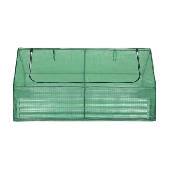 Mini invernaderos Protector de plantas Resistente Amplia aplicación con cremalleras Kit de herramientas de jardinería Cubierta protectora de jardín Verde