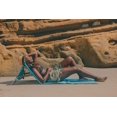 thumbnail image 4 of Tapis de Plage Portable Picnic Time 'Beachcomber', Bleu, 4 of 8