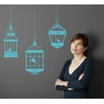thumbnail image 1 of Decorative Hanging Birdcages Wall Decal Stickers, 1 of 4