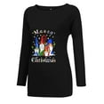 thumbnail image 4 of Ussuma Ladies Merry Christmas Long Sleeve Crew Neck T-Shirt, 4 of 7