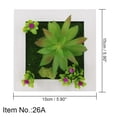 thumbnail image 2 of Plantas de simulación artificial Colgante de pared 3D / Flores de escritorio Eccomum 26, 2 of 7