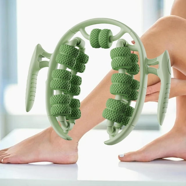 BELOVING Rouleau de Massage Antidérapant Rouleau Relaxant Musculaire Masseur pour Jambes Bras Cuisse Vert