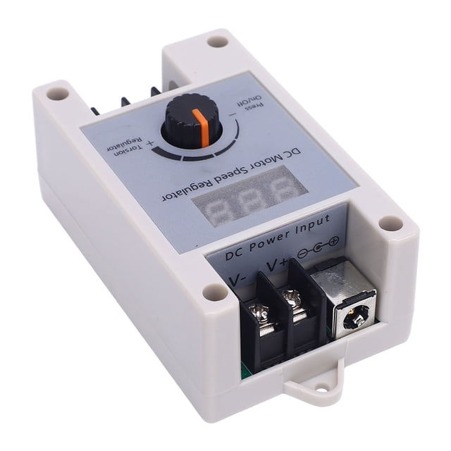 Motor Vibratorio De Escobilla De Carbón, Modo De Trabajo De Liquidación DC24V Motor De Vibración Eléctrico 3800 RPM Controlador Remoto Digital De Velocidad Sin Carga Para