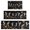 Black Halloween Dancing, variant on Black Halloween Dancing Skeletons Kitchen Rugs Sets Of 3,Kitchen Runner Rugs Non Skid Washable,Decorative Kitchen Floor Mats for Kitchen,Sink,Laundry,17"x30"+ 17"x47" + 17"x59"