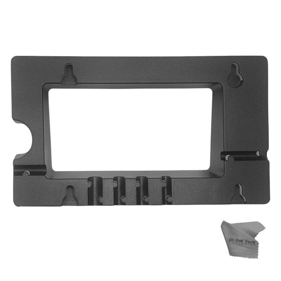 Yealink Wall Mount Bracket for Yealink T48 IP Phones Series - Compatible with Yealink SIP-T48S, T48G, T48U with Global Teck Microfiber Cloth