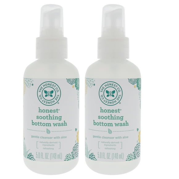 Soothing Bottom Wash by Honest for Kids - 5 oz Cleanser - Pack of 2
