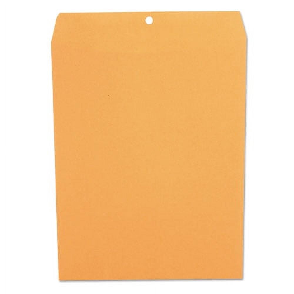 Kraft Clasp Envelope, 32 lb Kraft Stock, #97, Square Flap, Clasp/Gummed Closure, 10 x 13, Brown Kraft, 100/Box | Bundle of 2 Boxes