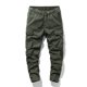 thumbnail image 1 of Pantalones largos de moda para hombre, casuales, de color sólido, cargo, con bolsillos y cremallera, cintura elástica, pantalones largos de algodón para hombre., 1 of 3