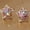 Pink, variant on Ayyufe Women's Elegant Rhinestone Star Shape Ear Stud Earrings Party