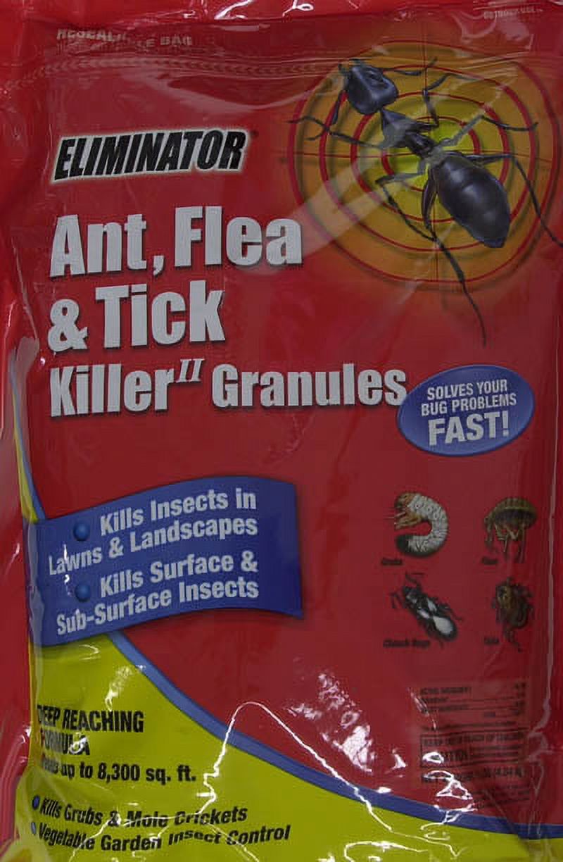 Eliminator ant flea and tick killer plus granules safe for dogs clearance