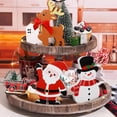 thumbnail image 3 of Adorno y Navegación de Madera Hot6sl 6 Piezas Formato de Papá Noel Decorativa de invierno, 3 of 5
