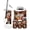 Color 4, variant on Bathroom Accessory Set 6 Piece Abstract Nature Fall Country French Autumn Landscape Trash can, Toothbrush Holder, Toothbrush Cup, Soap Dispenser, Soap Dish, Toilet Brush Holder