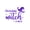 Purple, variant on Vinyl Wall Art Decal - Resting Witch Face - 12" x 15" - Trendy Funny Halloween Quote Hat Design Sticker For Home Bedroom Family Room Windows Doors Storefront Coffee Shop Spooky Decor
