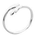 thumbnail image 5 of Anillo de abrazo de plata de ley S925, anillo de abrazo ajustable abierto, joyería para parejas y amantes, 5 of 5