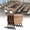White Walnut-47.2IN, variant on 8PCS Modern Conference Table,Folding Conference Table with 360°Mobile Wheels,Conference Room Table for Office ,Classroom,Modular Meeting Table