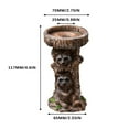 thumbnail image 2 of Adornos Pequeños Decorativos de Girasol con Base de Cristal para El Hogar, Adornos Pequeños de Resina con Forma de Mapache., 2 of 2