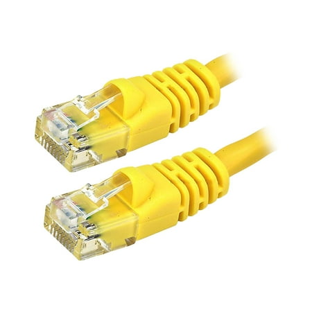 UPC: 0844660021483 | Monoprice – Patch cable – RJ-45 (M) to RJ-45 (M) – 14 ft – UTP – CAT 5e – snagless  stranded – yellow
