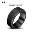thumbnail image 4 of ZLight Ring Stainless Steel Rotating for Spinning Men Decompression Hand Jewelry 6mm Anti Stress Fashion Rust-proof Spinner Size 8 1Set, 4 of 6