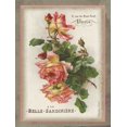 thumbnail image 2 of Babbitt, Gwendolyn 12x14 Black Ornate Wood Framed with Double Matting Museum Art Print Titled - French Rose I, 2 of 4