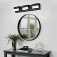 thumbnail image 3 of 3-Light LED Vanity Light, 22 Inch, Dimmable and Reversible, Matte Black Modern, 3 of 8