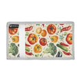 thumbnail image 2 of JIALIOU Nylon Trifold Card Wallet with ID Window Zipper Pocket for Men Women Teen Eggplant Pepper Tomato Broccoli, 2 of 7