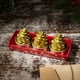 thumbnail image 3 of Mini velas de té navideñas sin aroma, diseños de velas con forma de árbol de Navidad y Papá Noel., 3 of 4