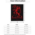 thumbnail image 4 of Kali Actress Uchis Flannel Blanket Air Conditioning Blanket Nap Blanket Sofa Throw Blanket Throw Blankets 60"X50", 4 of 6