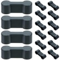 thumbnail image 5 of Grey Plastic Train Track Connectors 20pcs for Railway Models, Realistic Design to Stimulate Logical Thinking and Interactive Play, 5 of 5