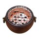 thumbnail image 2 of Juego de té de cobre, juego de té de Kung Fu con filtro de té, accesorio para la del té, tetera, tazas de té martilladas gruesas para viajes Calentador de té, 2 of 9