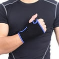 thumbnail image 1 of Wrist Brace for Carpal Tunnel  Comfortable and Adjustable Wrist Support Brace for Arthritis and Tendinitis  Wrist Compression Wrap with Pain Relief  for Left Hand --Single Black&Red Color, 1 of 3