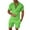 Green, variant on MNCEKFOD Mens Short Sets 2 Piece Outfits Summer Short Sleeve Zipper V Neck Shirts with Pockets Drawstring Shorts Relax Fit Tracksuit Army Green L