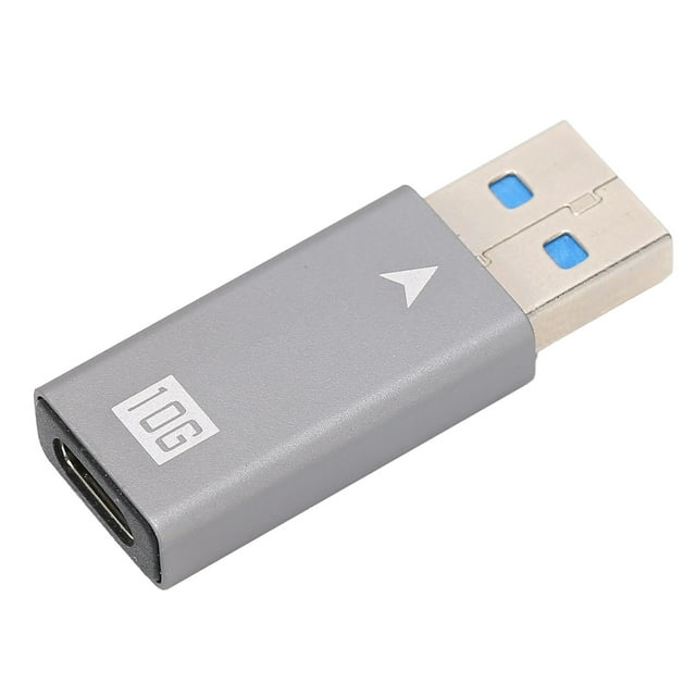 Adaptador USB 3.0 A Macho A USB-C Hembra, Convertidor USB A A Tipo C Alto Rendimiento Alta Compatibilidad Aleación De Aluminio Seguro Para Computadora Portátil Para Computadora