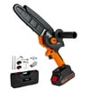 8-Inch Electric Mini Chainsaw Kebtek Brushless Rechargeable Handheld Pruning Chainsaw 21V Portable